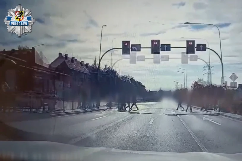 Miał zielone światło, ale to go nie uratowało. Policja pokazała nagranie