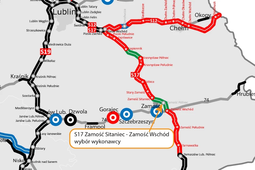 Droga ekspresowa S17 będzie dłuższa. Nowy fragment będzie miał 12 km