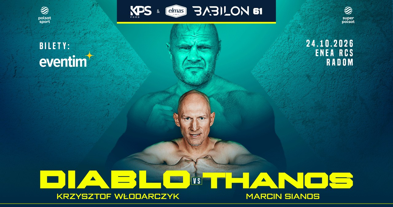 Krzysztof Włodarczyk wystąpi na gali Babilon 61. "Freaky nie, sport tak"