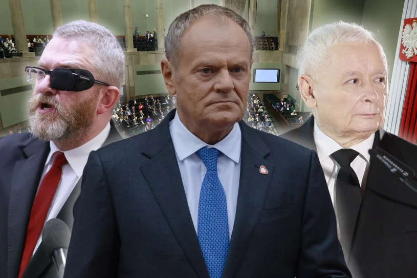 Koalicja Obywatelska na czele, prawica zyskuje. Dwie partie pod progiem