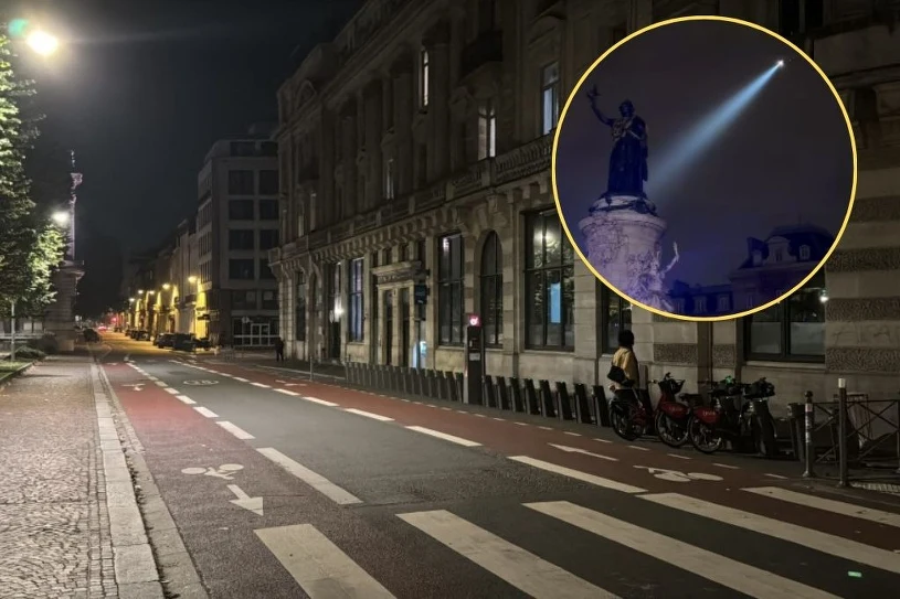 Puste ulice, patrol z powietrza. Tak wyglądała godzina policyjna we Francji