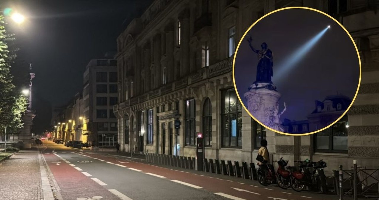 Puste ulice, patrol z powietrza. Tak wyglądała godzina policyjna we Francji