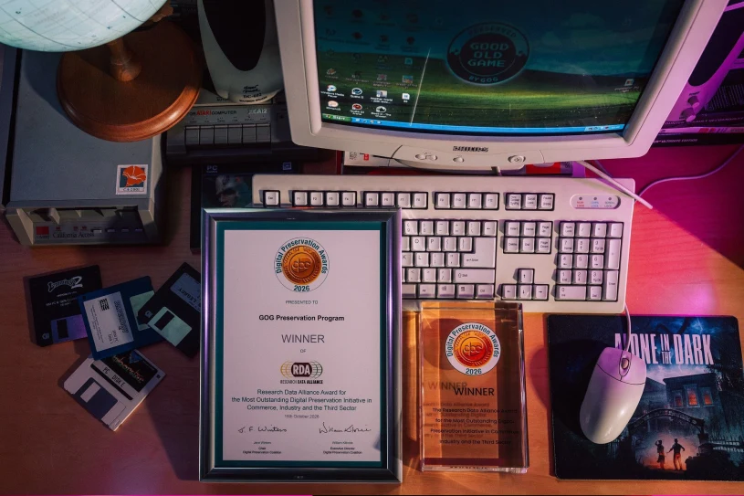 GOG zdobywa nagrodę podczas Digital Preservation Awards 2026
