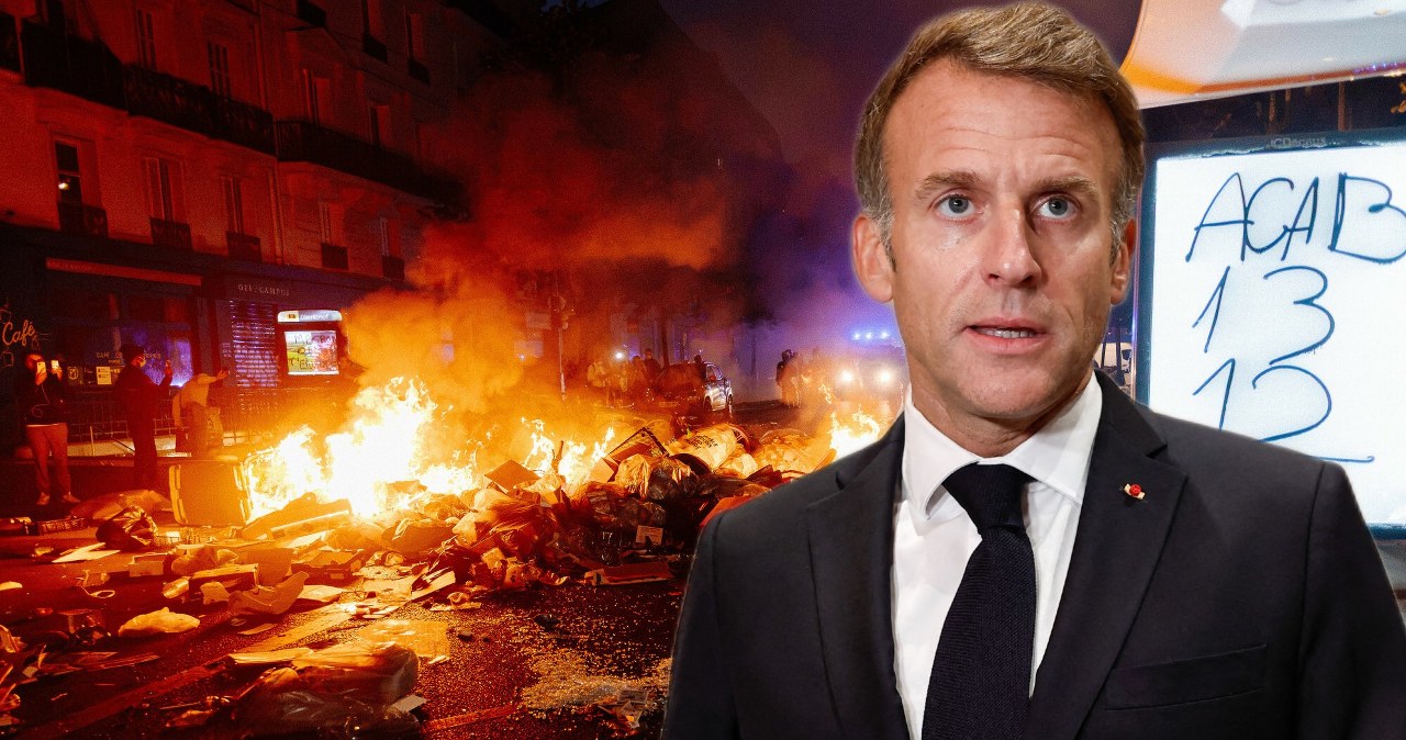 Zamieszki we Francji. Macron uspokaja, demonstranci nie odpuszczają