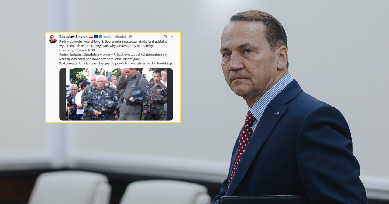 Udział Szeremety w rekonstrukcjach. Sikorski dodał zdjęcie, „powód do wstydu” Udział Szeremety w rekonstrukcjach. Sikorski dodał zdjęcie, „powód do wstydu”
