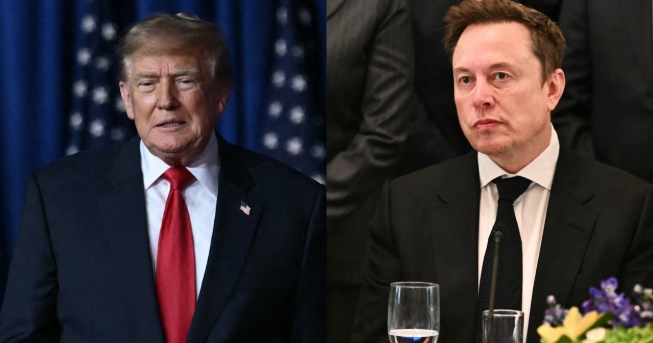 Trump interweniuje w sprawie Starlinka. Musk krytykuje: Podżegacze wojenni