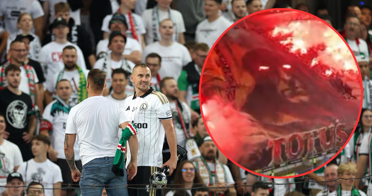 Taką oprawę na hit przygotowali kibice Legii. Te słowa zna wielu Polaków