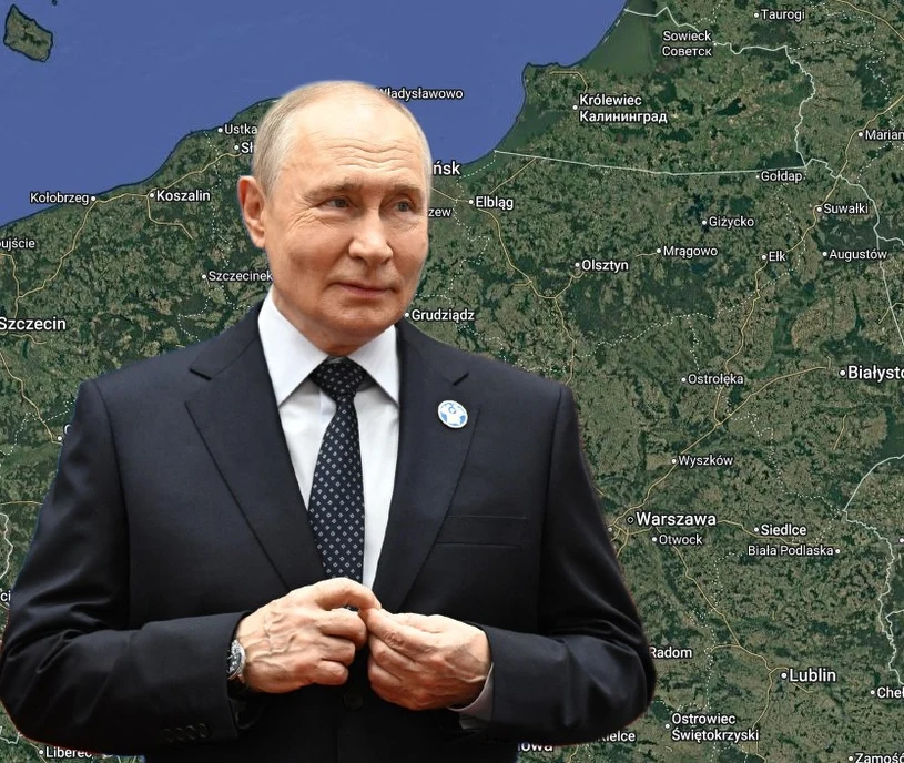 "30 km od granicy z Polską". Rosja stawia wielką konstrukcję