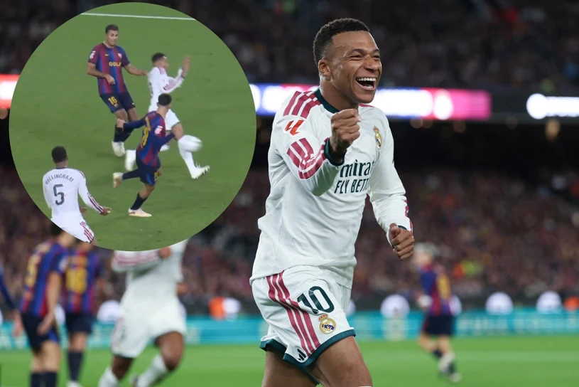 Kuriozalny gol Mbappe w El Clasico. W Barcelonie nie mogli uwierzyć