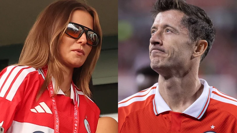 Lewandowski chwycił za mikrofon i przekazał ws. żony. "Wielkie gratulacje"