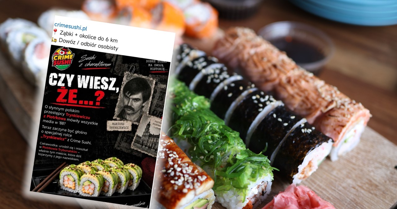 Ząbki. Skandaliczna pozycja w menu lokalu. Crime Sushi się tłumaczy Ząbki. Skandaliczna pozycja w menu lokalu. Crime Sushi się tłumaczy