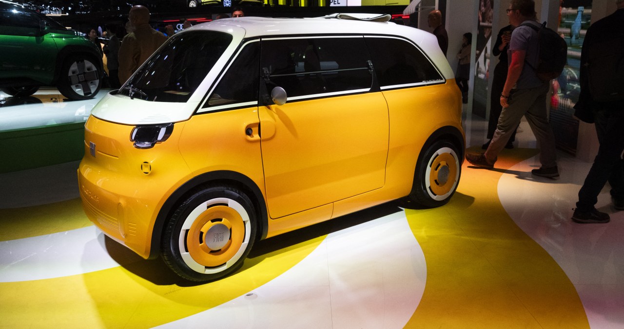 Fiat pokazał nową Multiplę. Ma 3 m, zmieści 4 osoby i nazywa się Multiplina
