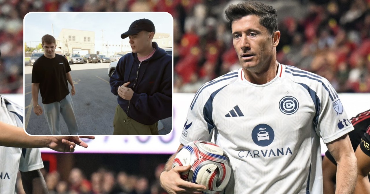Lewandowscy zaprosił polskich youtuberów na trening. Tego się nie spodziewał