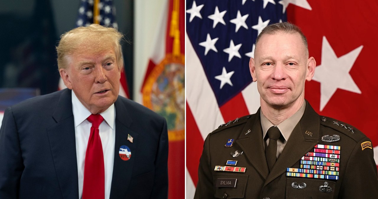 "Będzie miała duże kłopoty". Trump grozi gen. Sylvie, pomylił go z kobietą