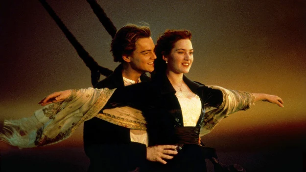 Leonardo DiCaprio i Kate Winslet w filmie "Titanic" (1997)