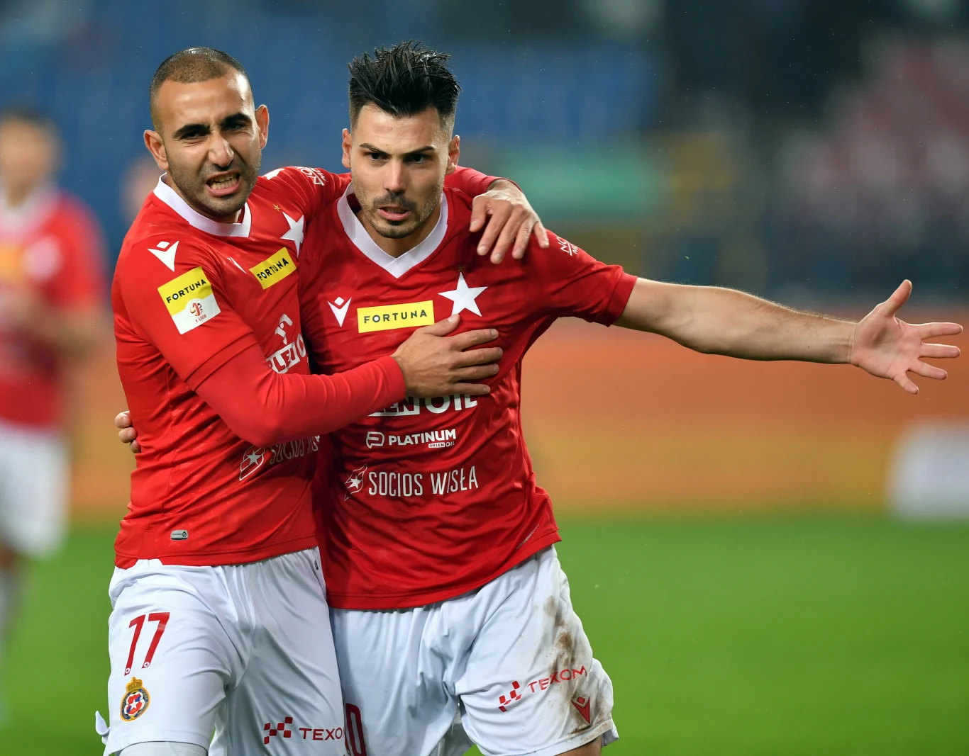 Dor Hugi i Luis Fernandez (Wisła Kraków)