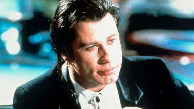 John Travolta w filmie "Pulp Fiction"