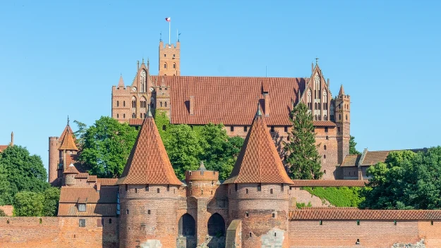 Ruiny zamku w Malborku. To obiekt wpisany na listę UNESCO. Ruiny zamku w Malborku. To obiekt wpisany na listę UNESCO.