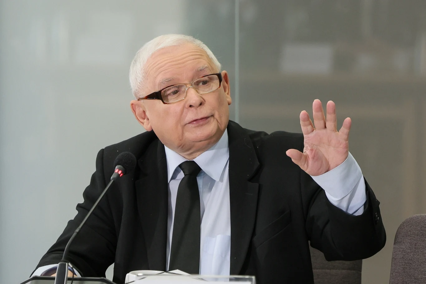 Prezes PiS Jarosław Kaczyński