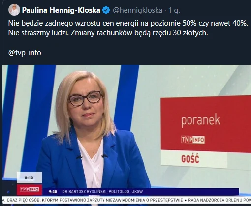 Minister klimatu usunęła wpis
