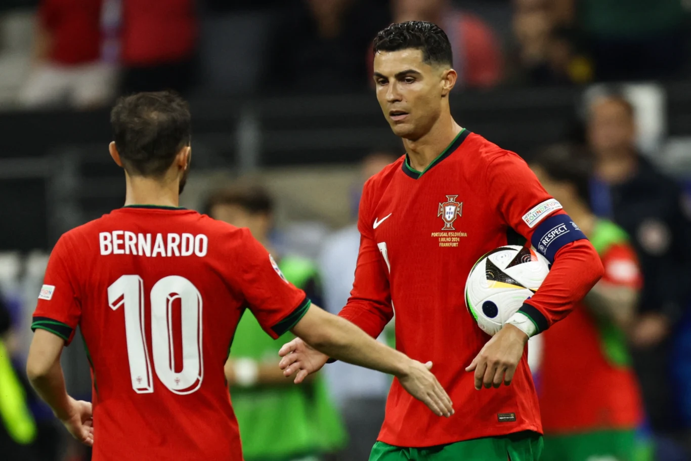 Bernardo Silva i Cristiano Ronaldo
