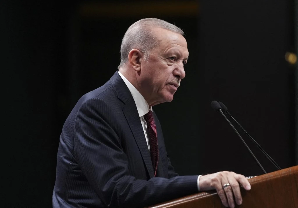 Prezydent Turcji Recep Tayyip Erdogan