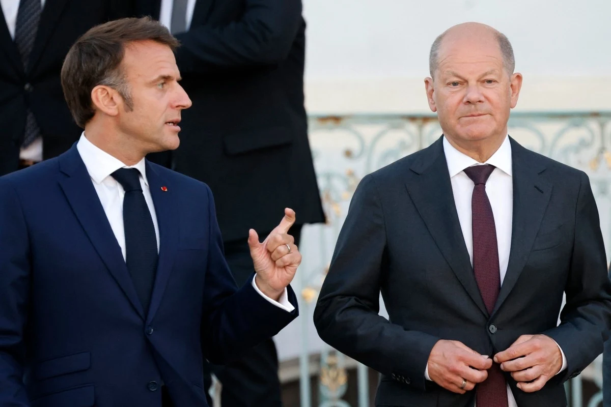 Emmanuel Macron i Olaf Scholz