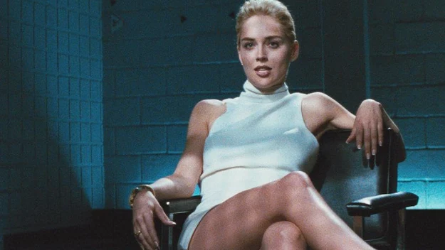 Sharon Stone w filmie "Nagi instynkt"