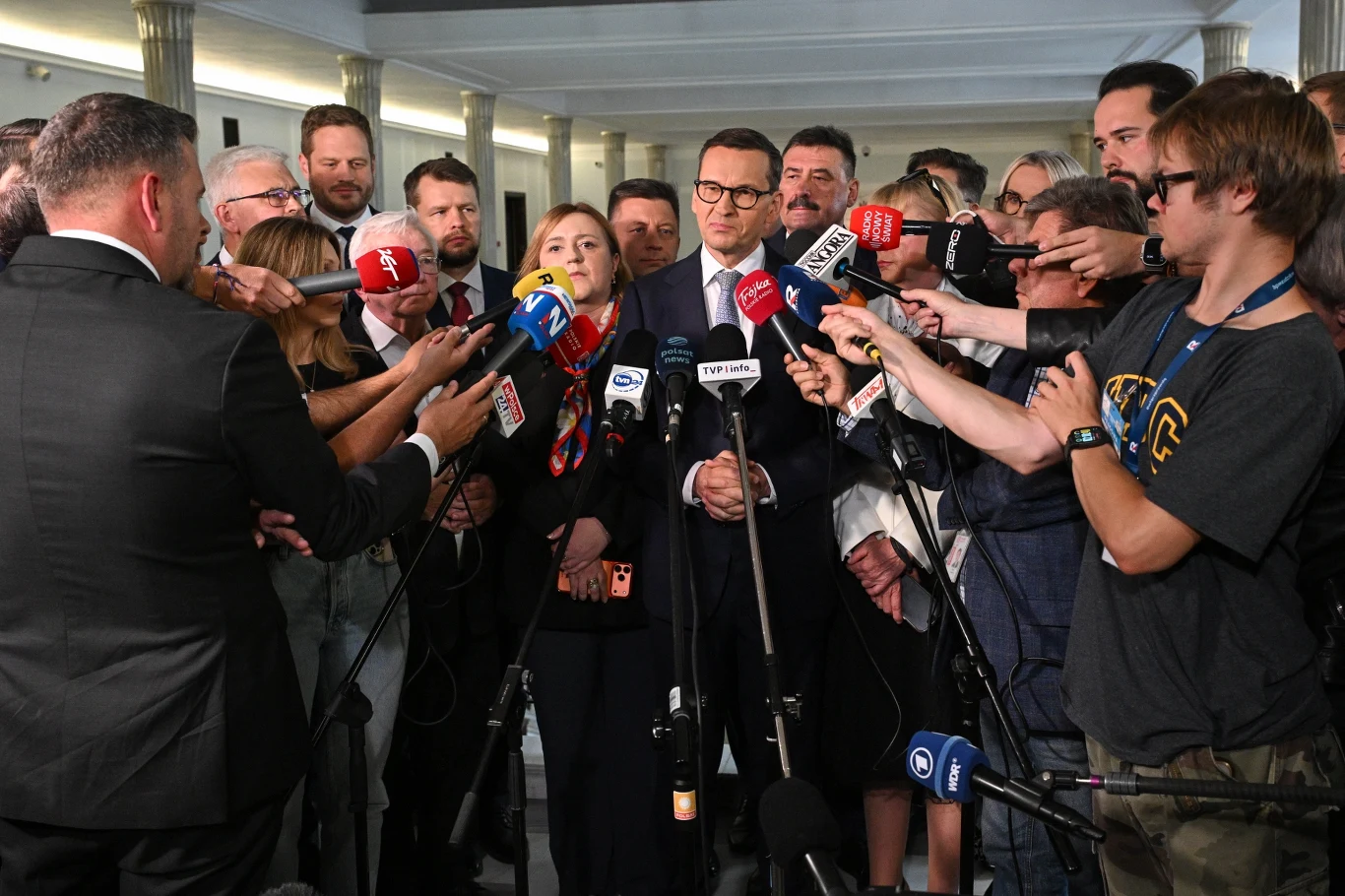 Konferencja prasowa Mateusza Morawieckiego