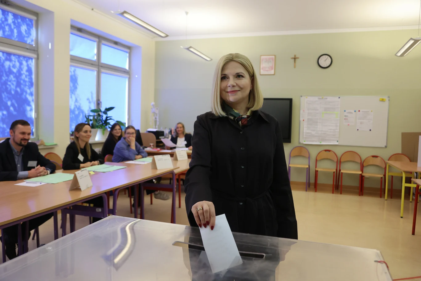 Monika Piątkowska oddała głos w wyborach