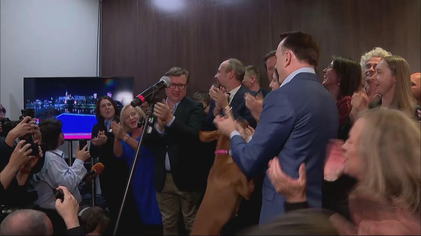 Reakcja sztabu Łukasza Gibały na wyniki exit poll
