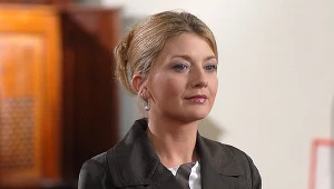 Edyta Olszówka na planie "Samego Życia"/fot. Andrzej Szilagyi
