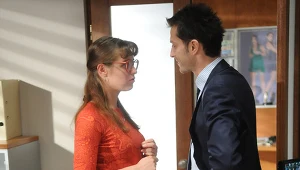 Do czego dojdzie pomiędzy Markiem (Filip Bobek) i Ulą (Julia Kamińska)? / fot. Adam Kępiński