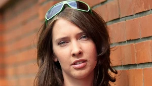 Marysia Góralczyk jako Magda Nowak na planie "Pierwszej miłości"