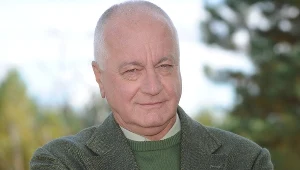 Jerzy Schejbal na planie "Domu nad rozlewiskiem"