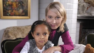 Mała Wiktoria i Joanna