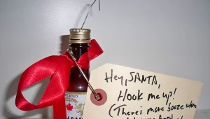 Myślicie że Mikołaj poleci na taką flaszę?