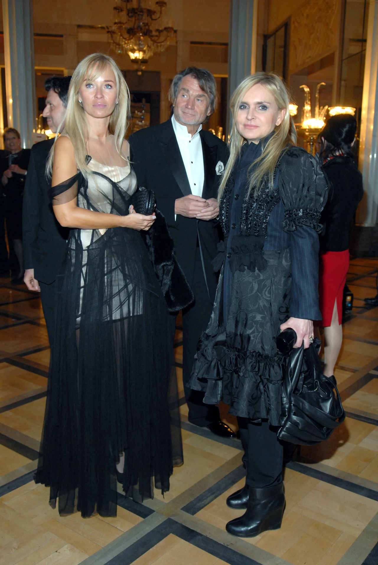 Monika Olejnik, Jan Kulczyk z Joanną Przetakiewicz Monika Olejnik, Jan Kulczyk z Joanną Przetakiewicz