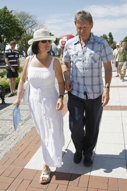 Leszek Balcerowicz z żoną Leszek Balcerowicz z żoną