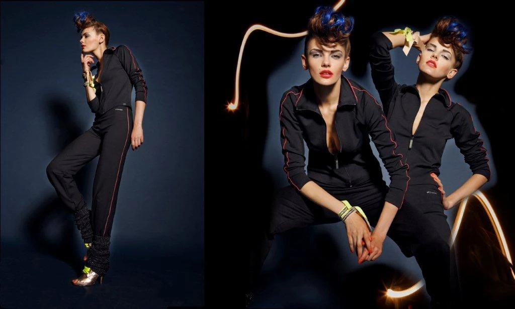 Bazowym kolorem kolekcji jest nasycona czerń, która stanowi fantastyczne tło dla elementów turkusowych i w kolorze fuksji, a także wyciszającej szarości. Bazowym kolorem kolekcji jest nasycona czerń, która stanowi fantastyczne tło dla elementów turkusowych i w kolorze fuksji, a także wyciszającej szarości.