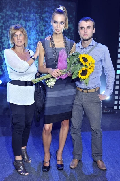 Aleksandra Ziemińska z mamą i bratem Aleksandra Ziemińska z mamą i bratem