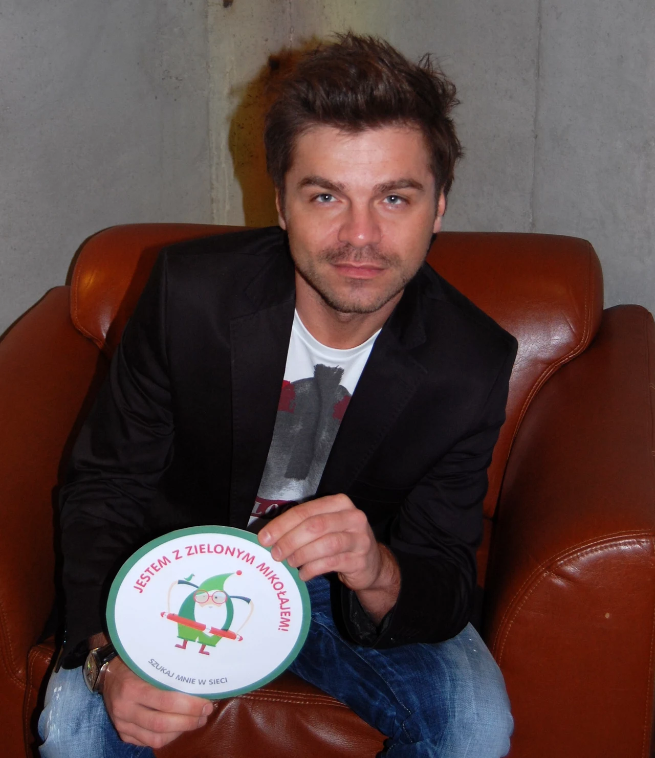 Łukasz Zagrobelny popiera Zielonego Mikołaja Łukasz Zagrobelny popiera Zielonego Mikołaja