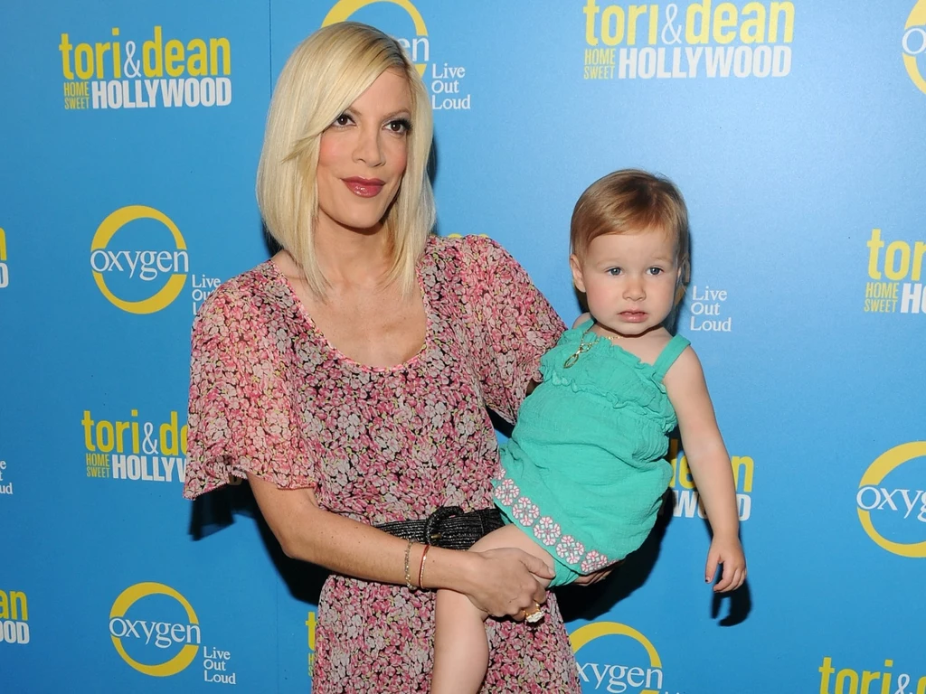 Tori Spelling z córeczką