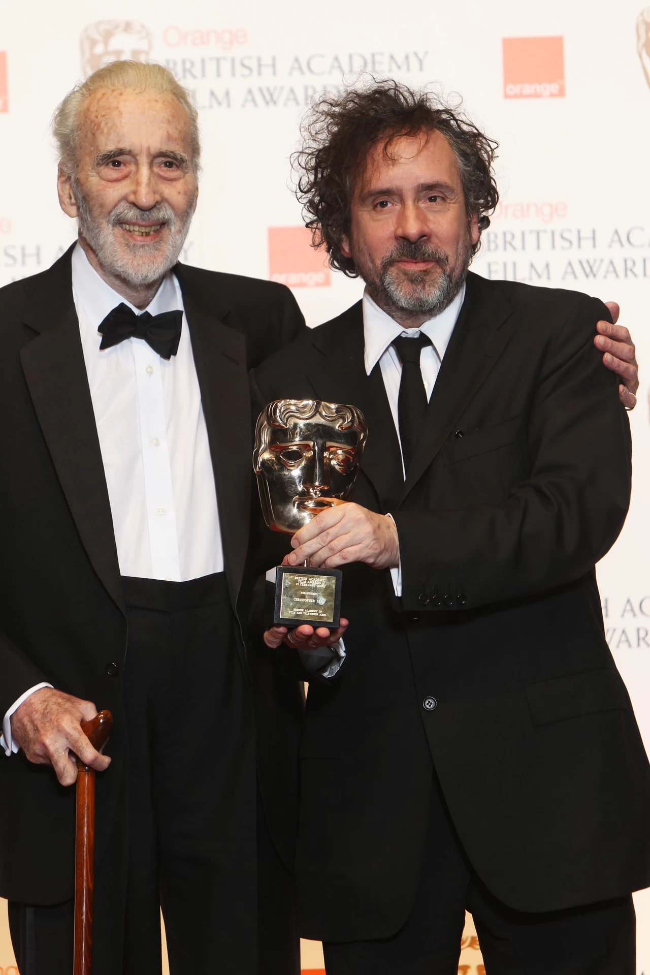 Sir Christopher Lee i Tim Burton Sir Christopher Lee i Tim Burton
