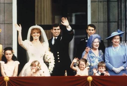 Książę Andrew i Sarah Ferguson, 1986 Książę Andrew i Sarah Ferguson, 1986