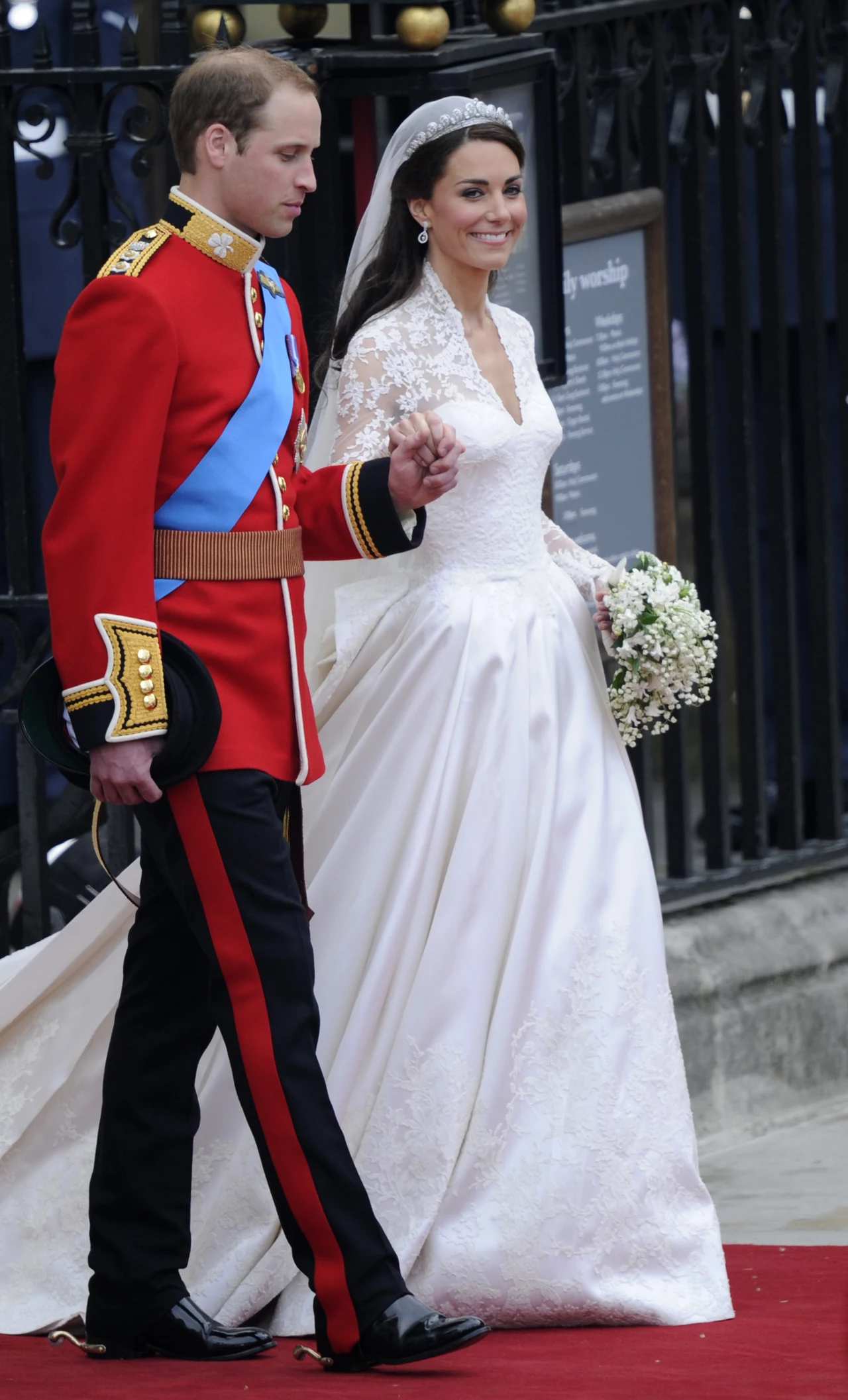 Książę William i księżna Catherine opuszczają kategrę Westminster Książę William i księżna Catherine opuszczają kategrę Westminster