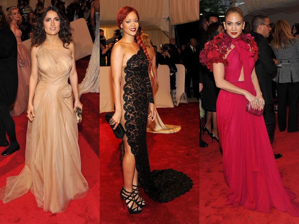 Salma Hayek, Jennifer Lopez i Rihanna