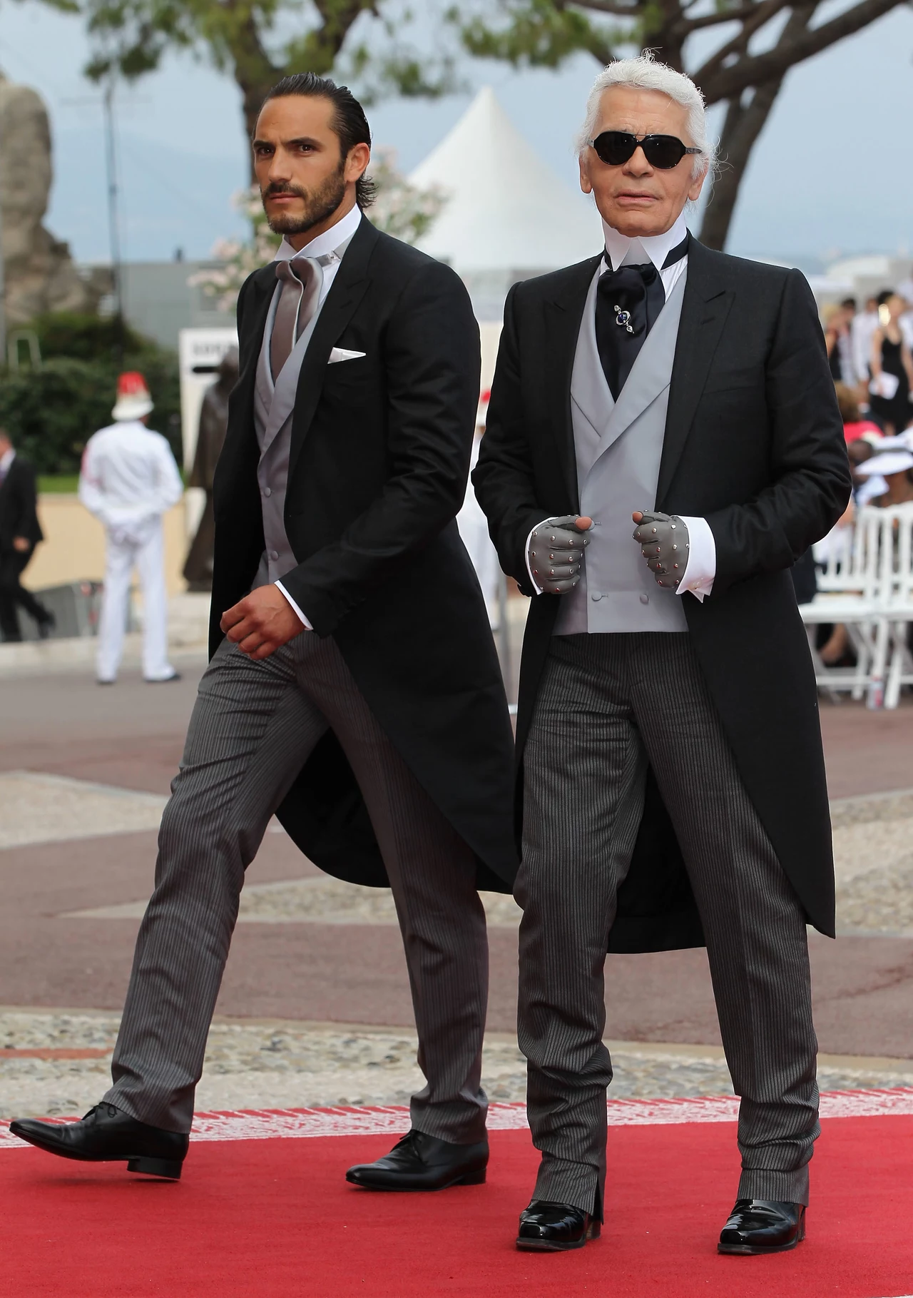 Sebastien Jondeau i Karl Lagerfeld Sebastien Jondeau i Karl Lagerfeld