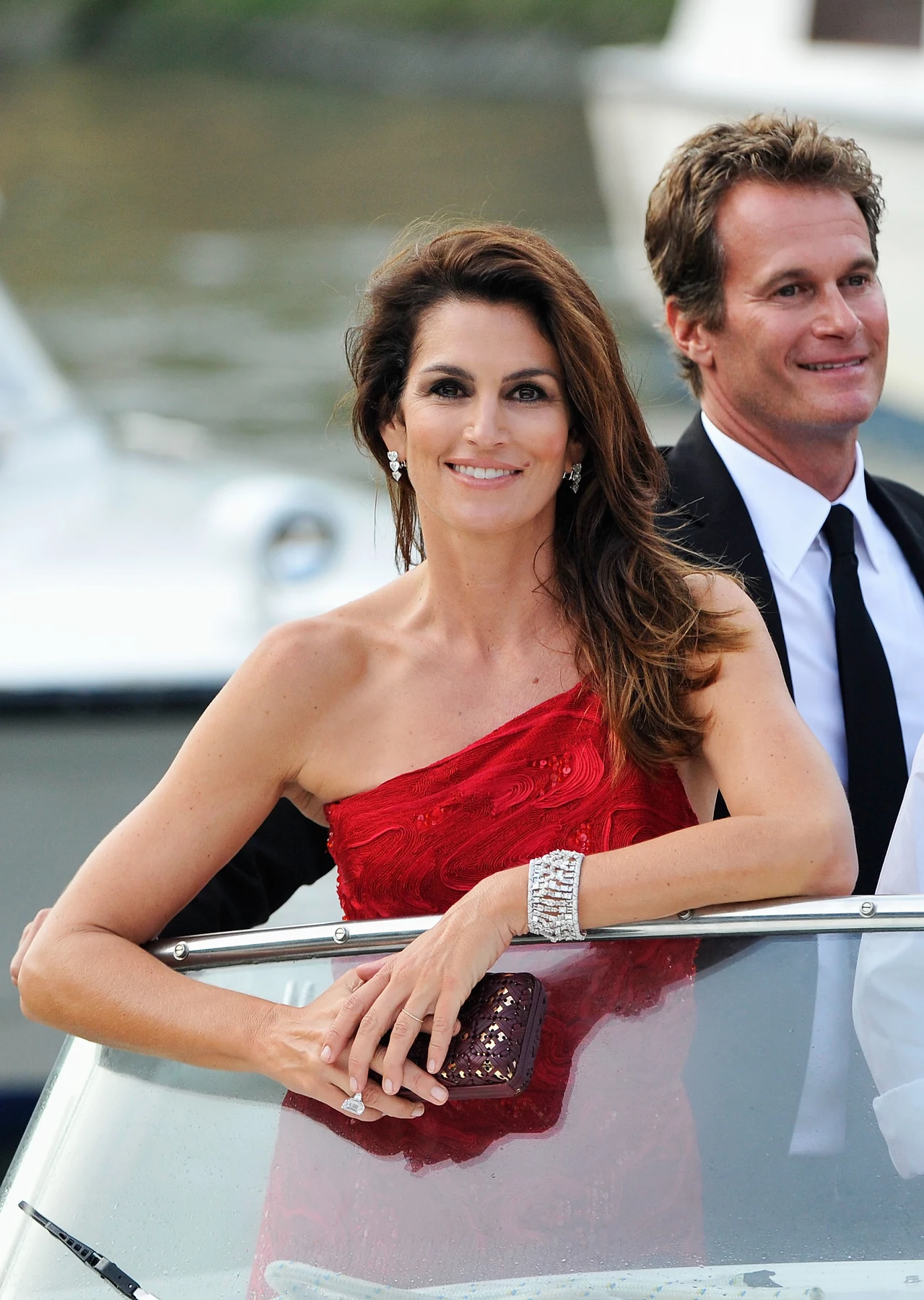 Cindy Crawford na festiwalu filmowym w Wenecji Cindy Crawford na festiwalu filmowym w Wenecji