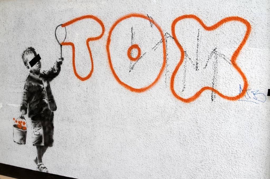 Banksy jest jedną z ikon street artu